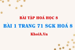 Bài 1 trang 71 SGK Hóa 8: Xác định phần trăm theo khối lượng của nguyên tố, lập công thức hoá học của hợp chất